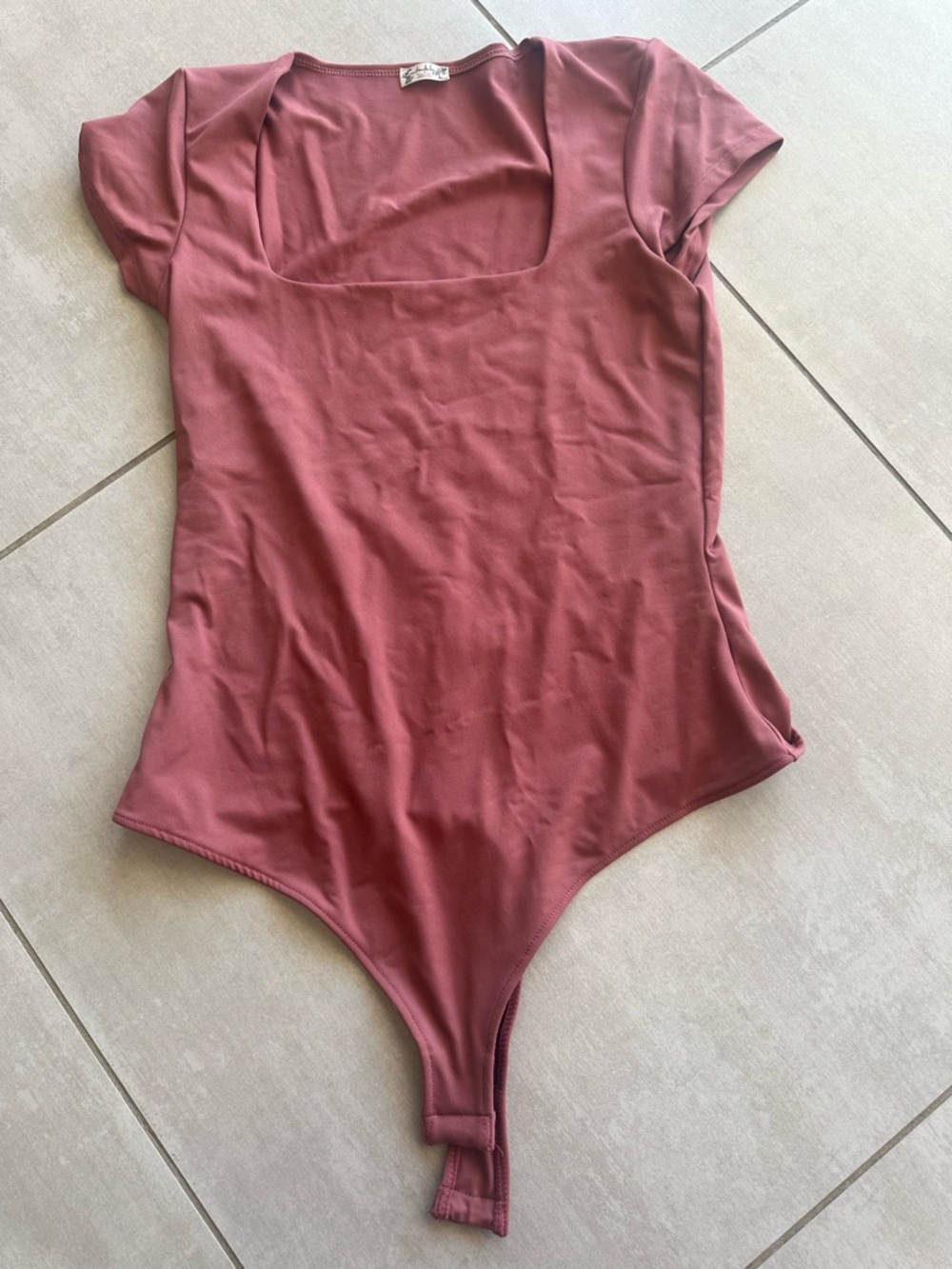Free People Fair and Square Neck Bodysuit